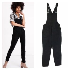 Madewell Skinny Denim Jean Overalls Lunar Wash NWT